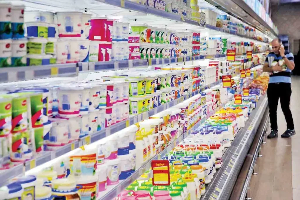 قیمت لبنیات