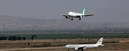 نخستین پرواز مشهد – بغداد پس از ۵۹ روز در عراق به زمین نشست