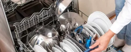 ساده ترین روش جرم گیری و تمیز کردن ماشین ظرفشویی با مواد خانگی