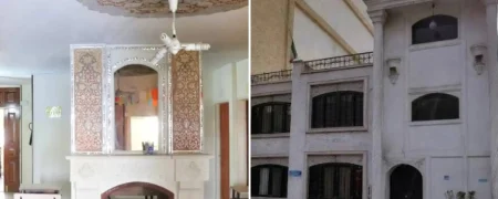 تصاویری از خانه قدیمی گوگوش در محله نیاوران که تبدیل به مدرسه شده است