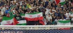 درگیری شدید روی سکوها پس از تساوی ایران و نیوزیلند + ویدئو