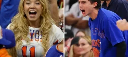 فینال NBA با حضور ستاره‌ها؛ سیدنی سوئینی در جشن قهرمانی تاریخی نیویورک نیکس