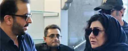 گریه‌های باران کوثری در مراسم یادبود زنده‌یاد مریم همتیان + ویدیو