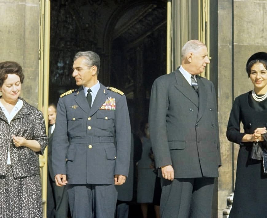 سفر شاه به فرانسه در اکتبر 1961 و دیدار با شارل دوگل