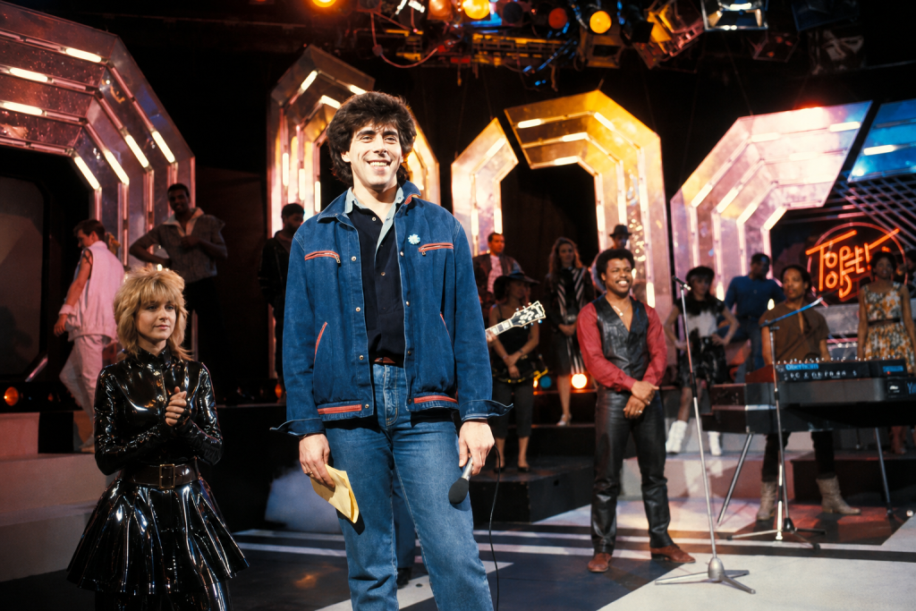 گرت دیویس در برنامه Top of the Pops