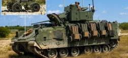 ارتش آمریکا نفربر زرهی M2A4 Bradley را به ربات‌های زمینی FireAnt مجهز کرد
