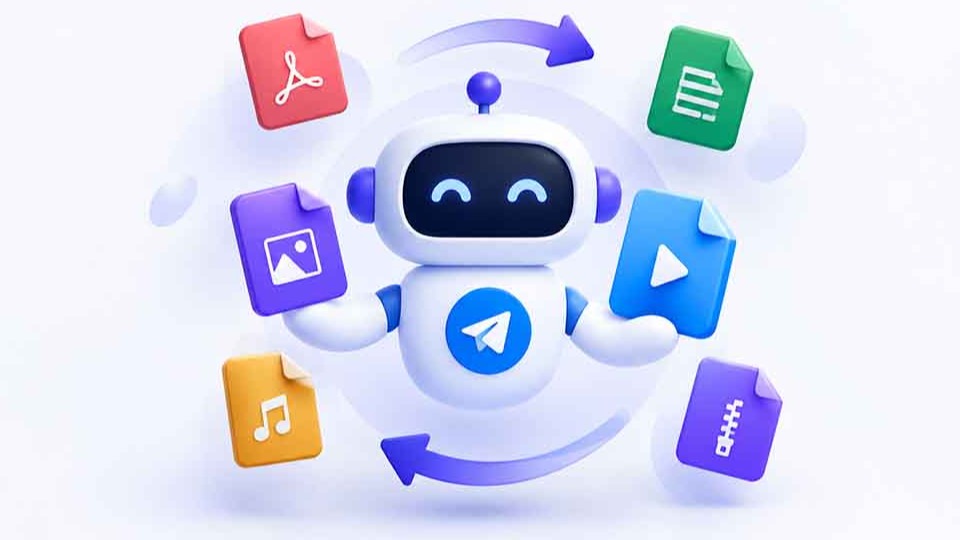ربات تلگرام مبدل فایل
