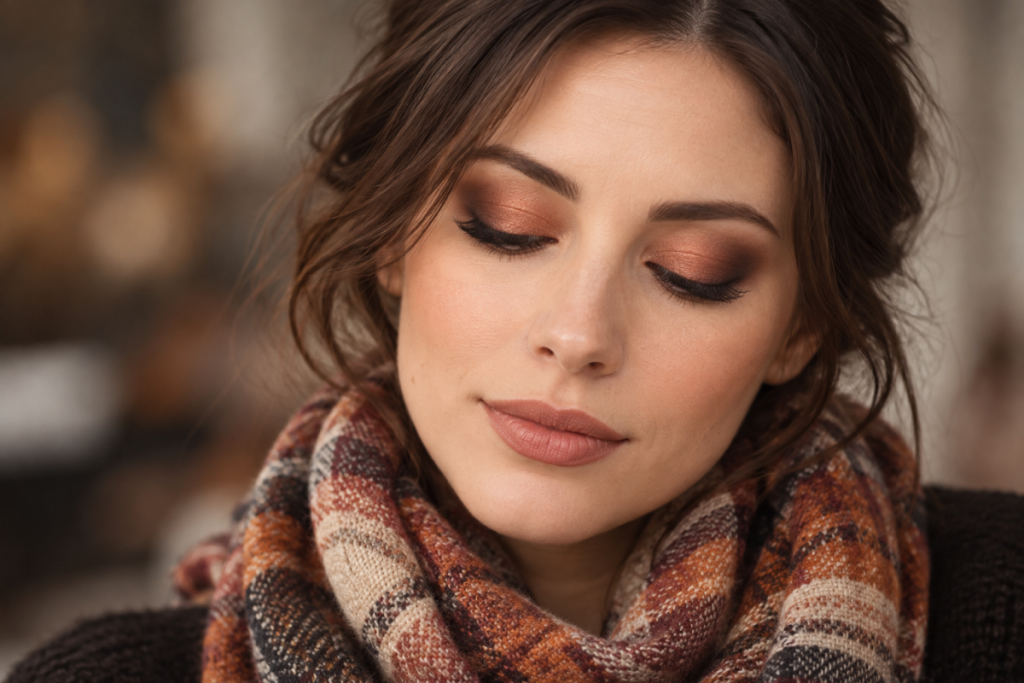 بهترین رنگ سایه چشم برای پاییز ۱۴۰۵؛ از قهوه‌ای تا آرایش دودی و گربه‌ای