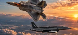 خلبان جنگنده F-22 برای نخستین بار یک پهپاد رزمی خودمختار را در آسمان هدایت کرد