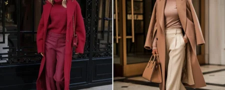 چطور استایل مونوکروم پاییزی داشته باشیم؟ راهنمای ست کردن لباس‌های تک‌رنگ