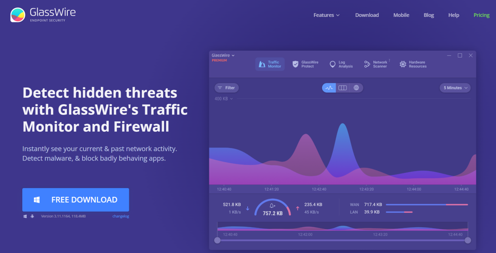 برنامه تشخیص مصرف اینترنت