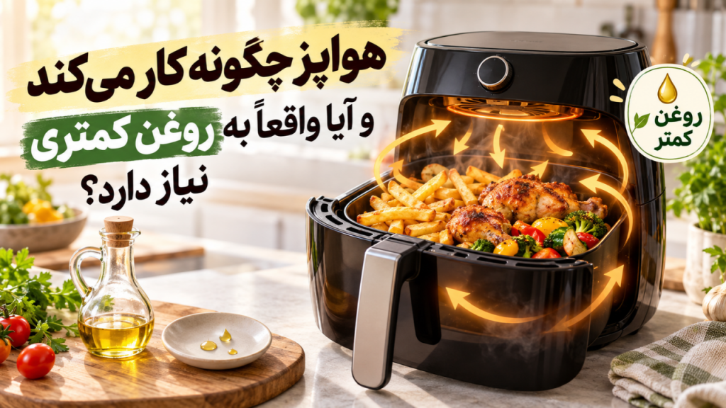 هواپز چگونه کار می‌کند و آیا واقعا به روغن کمتری نیاز دارد؟