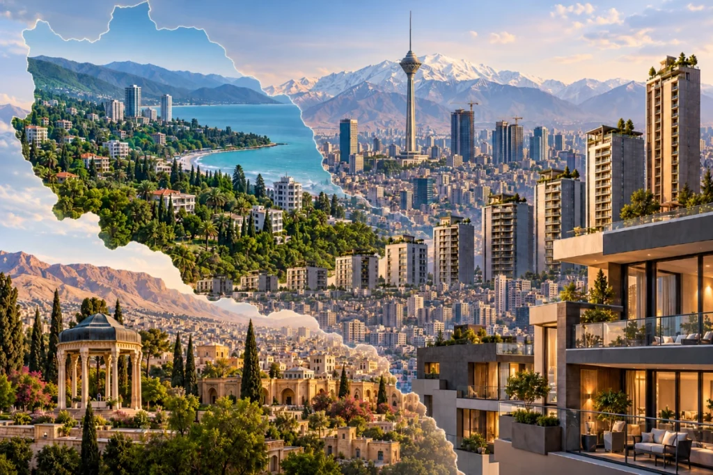گران‌ترین شهرهای ایران برای خرید مسکن؛ تهران در صدر و رامسر گران‌تر از رشت
