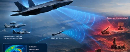 سامانه جنگ الکترونیک AN/ASQ-239 با پوشش ۳۶۰ درجه روی جنگنده‌های F-35